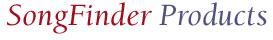 SongFinder Products with Church Music